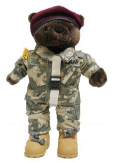 recordable army teddy bear