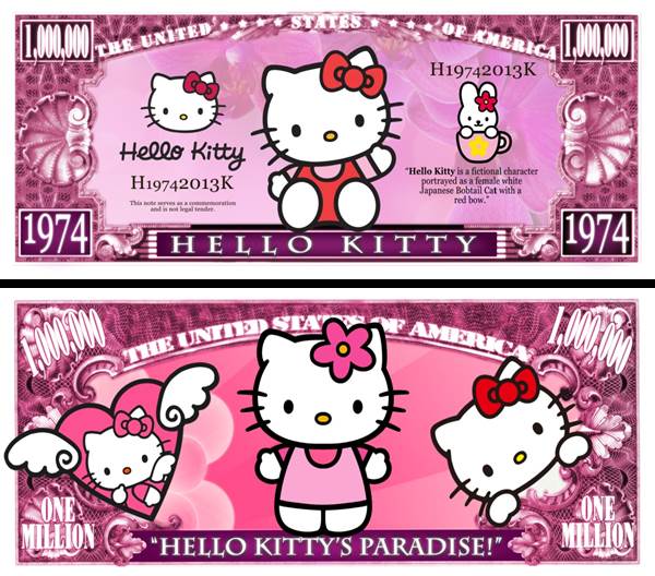 Our Hello Kitty Bill (2 Bills) 