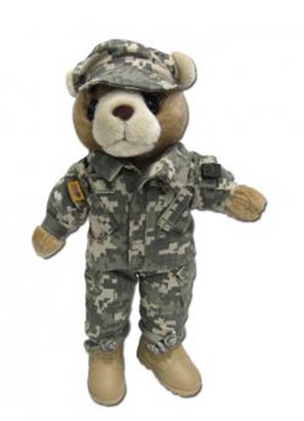 soldier teddy bear